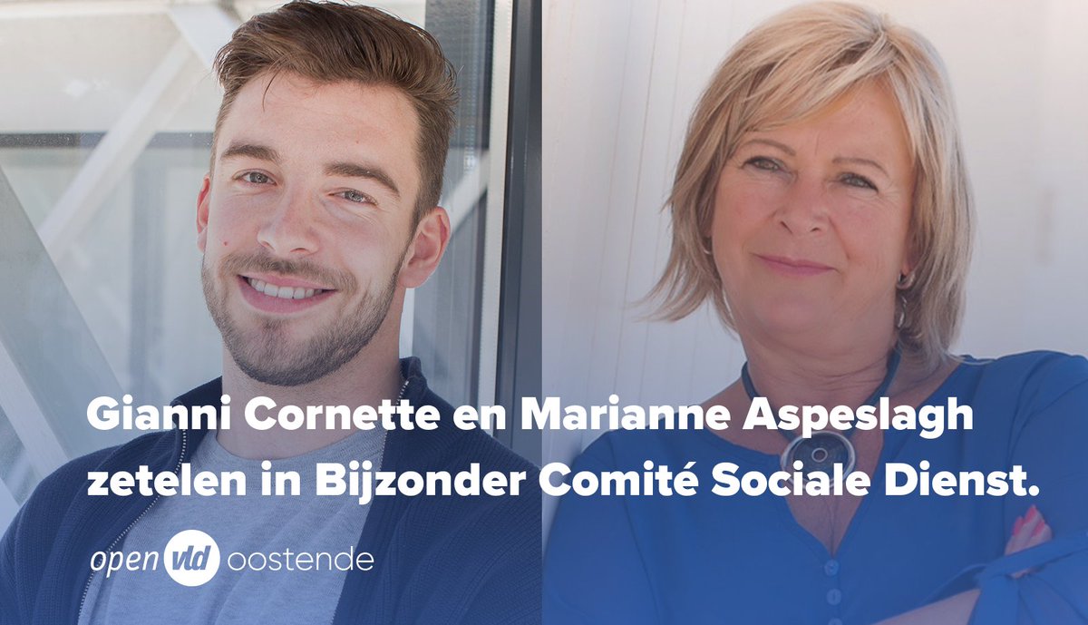 Gianni Cornette en Marianne Aspeslagh zetelen in Bijzonder Comité Sociale Dienst