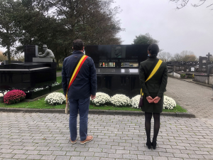 Allerheiligenperiode op de begraafplaatsen in Oostende